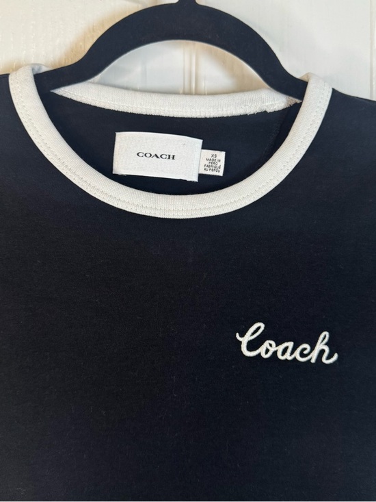 Coach Ringer T-Shirt In Black - Picture 4 of 6